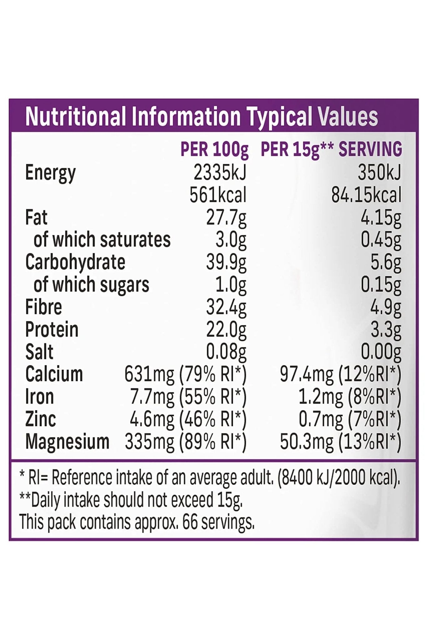 Terrafertil Nature’s Heart Chia Seeds, 1 kg - TrustMedUSA