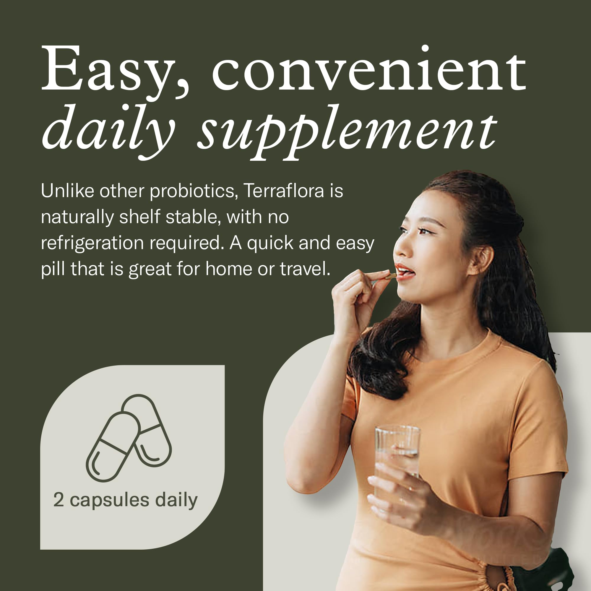 Terraflora Deep Immune Synbiotic- SBO Probiotic and Prebiotic, Immune Support, Gut Health, Soil Based Spore Pre and Probiotics for Women and Men, LC-Plasma, Bacillus Coagulans, Subtilis, 60 Capsules - TrustMedUSA