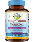 Terranics 5-in-1 Magnesium Complex Supplement 500mg - 5 Forms High Absorption Magnesium Glycinate Citrate Malate Aspartate Gluconate for Sleep Heart Health - Non-GMO 120 Vegan Capsules - TrustMedUSA