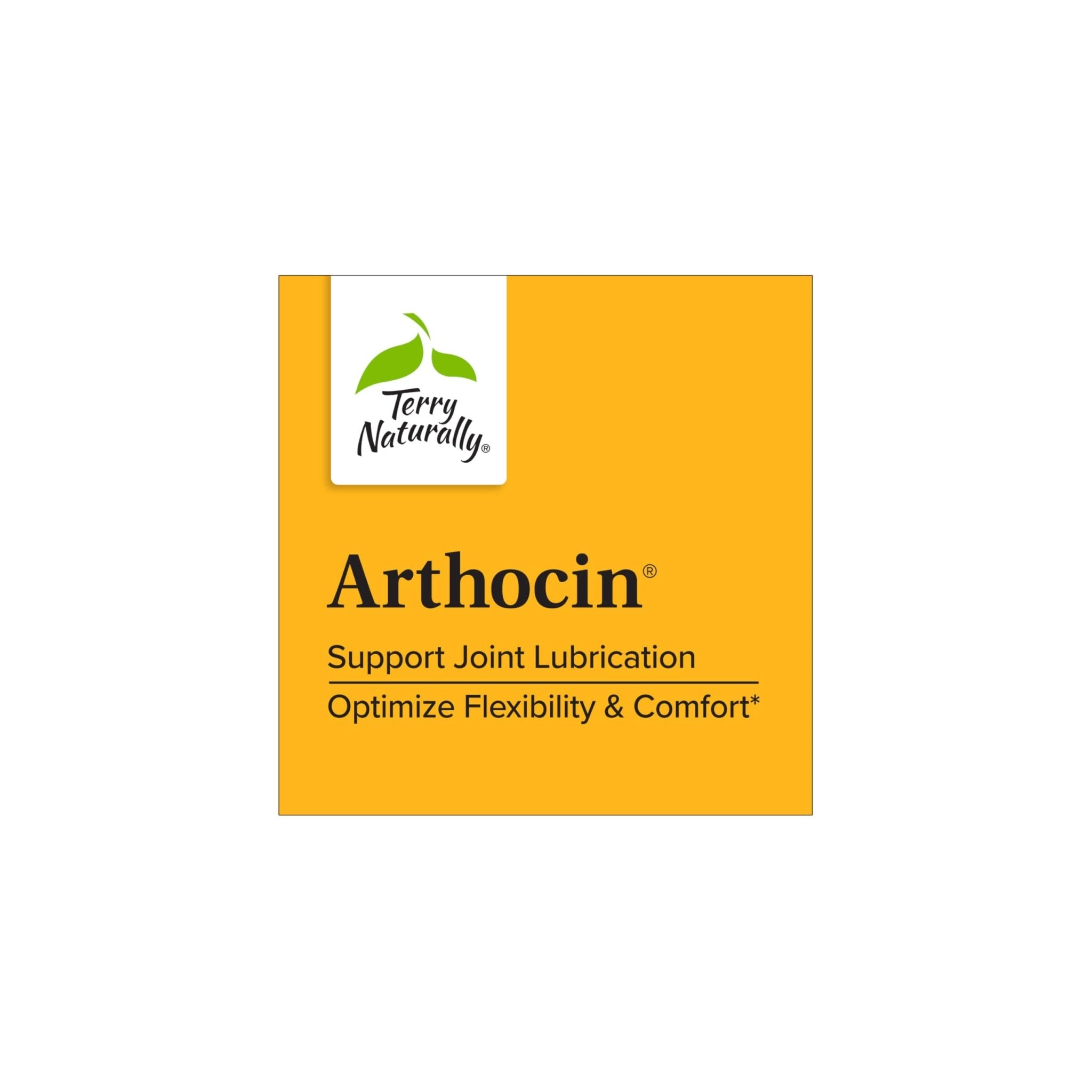Terry Naturally Arthocin - Boswellia Serrata Capsules with Devil's Claw & Curcumin - Supplement to Support Joint & Spine Health - Herbal Supplement Aids Comfort & Absorption - 60 Capsules - TrustMedUSA