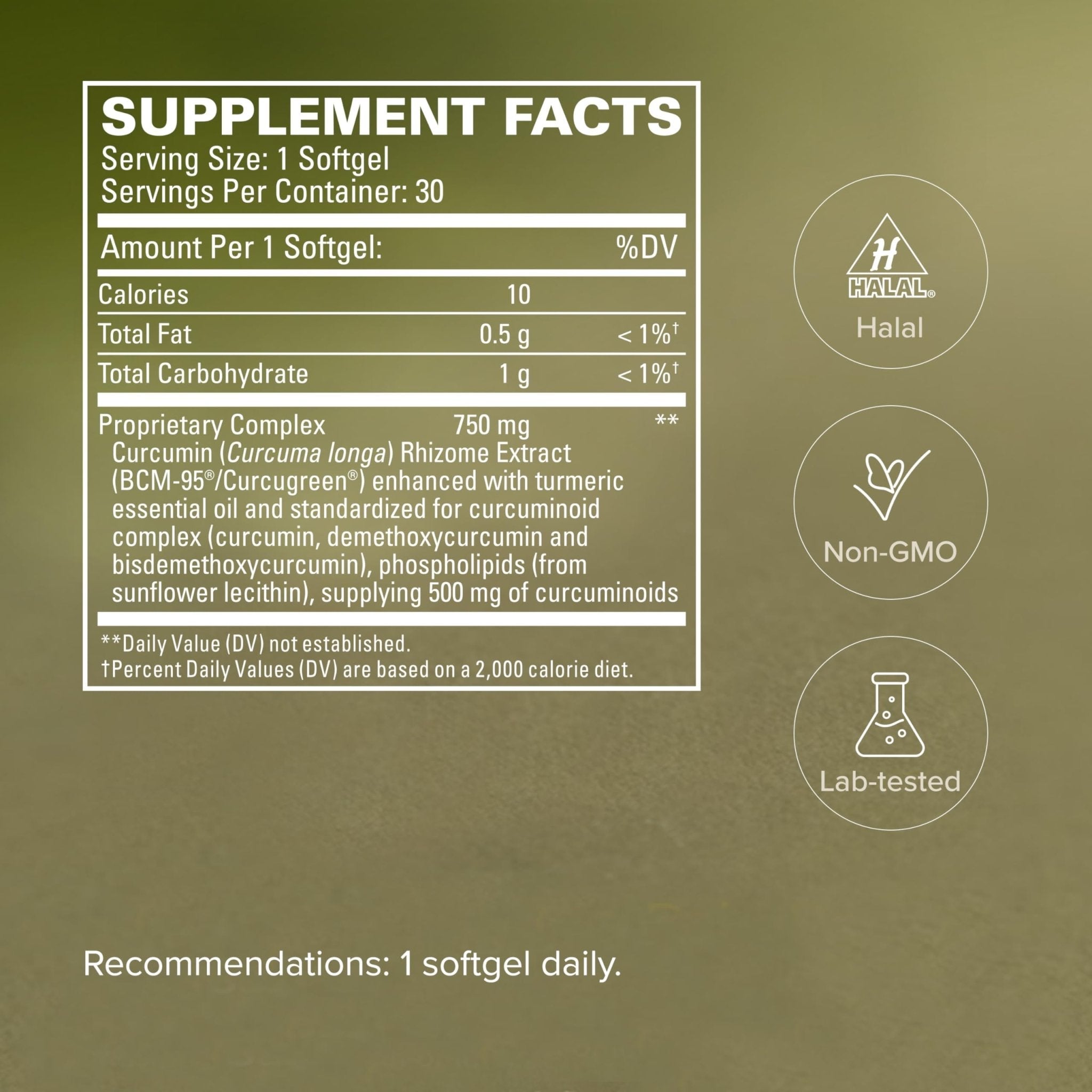 Terry Naturally CuraMed 750mg - Antioxidant Supplement for Brain & Heart Health Support - Dietary Supplement with High-Potency Curcumin Complex - Kidney, Liver & Immune Health Support - 30 Softgels - Maple Wellness Supplements