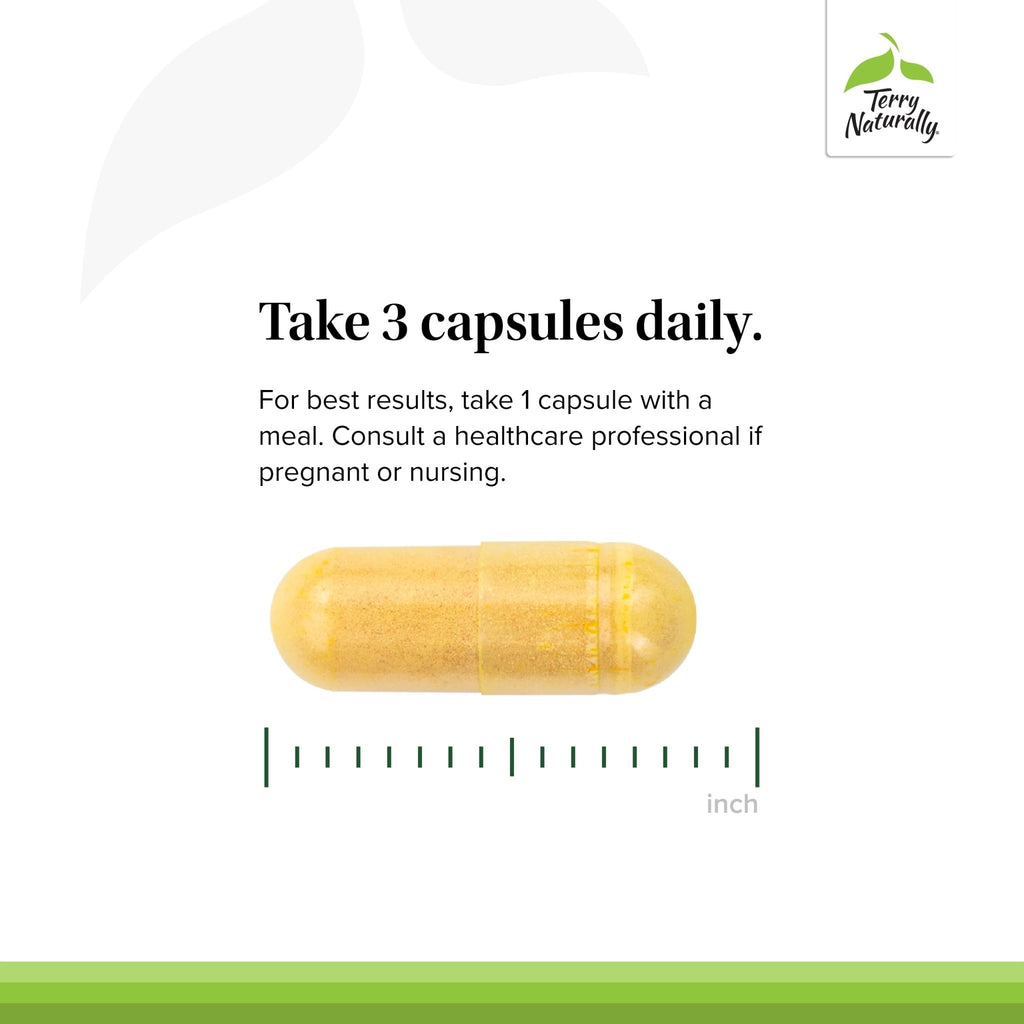 Terry Naturally Healthy Knees & Joints - Dietary Supplement to Support Bone Health & Joint Flexibility - Healthy Knee & Hip Aid with Calcium Fructoborate - 60 Capsules - TrustMedUSA