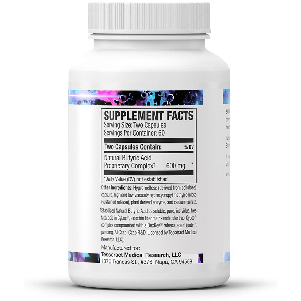 Tesseract Medical Research ProButyrate Gut Health Supplement, Butyric Acid Complex & TetraCumin SR Joint Support Supplement, Sustained Release - TrustMedUSA
