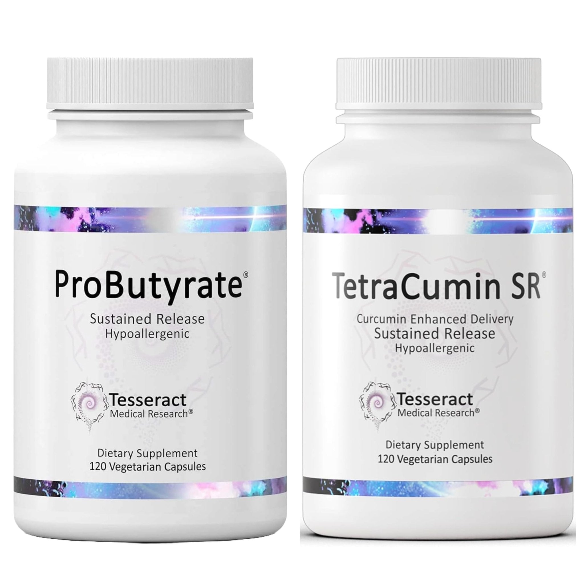 Tesseract Medical Research ProButyrate Gut Health Supplement, Butyric Acid Complex & TetraCumin SR Joint Support Supplement, Sustained Release - TrustMedUSA