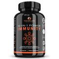 THE ENCLARE NUTRITION 10 in 1 Immune Support Booster Supplement with Echinacea, Vitamin C and Zinc, Turmeric, Ginger, B6, Elderberry for Adults Immunity Defense Vitamins, Made in USA Veg Cap 60 Ct (1) - Maple Wellness Supplements
