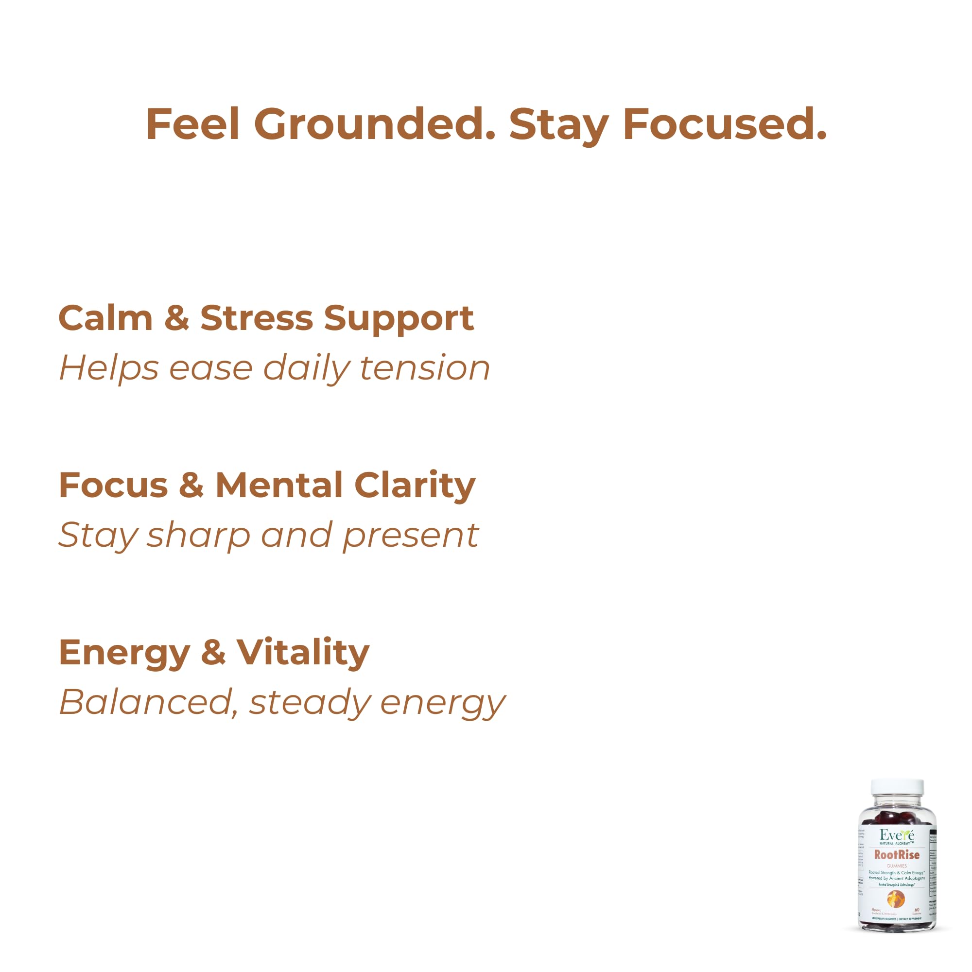 The EverÉ Natural Alchemy Evere RootRise Gummies - Shilajit + Ashwagandha Gummies - TrustMedUSA