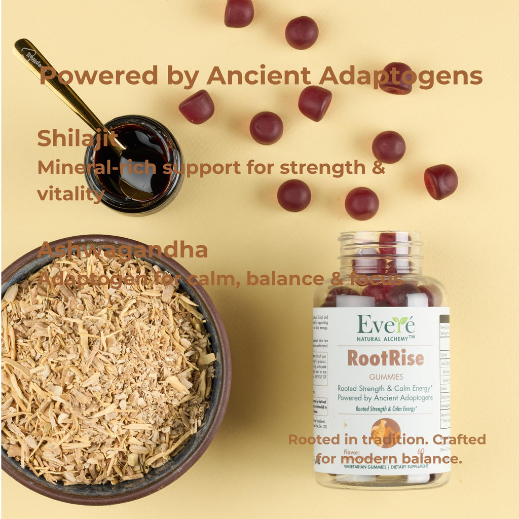 The EverÉ Natural Alchemy Evere RootRise Gummies - Shilajit + Ashwagandha Gummies - TrustMedUSA