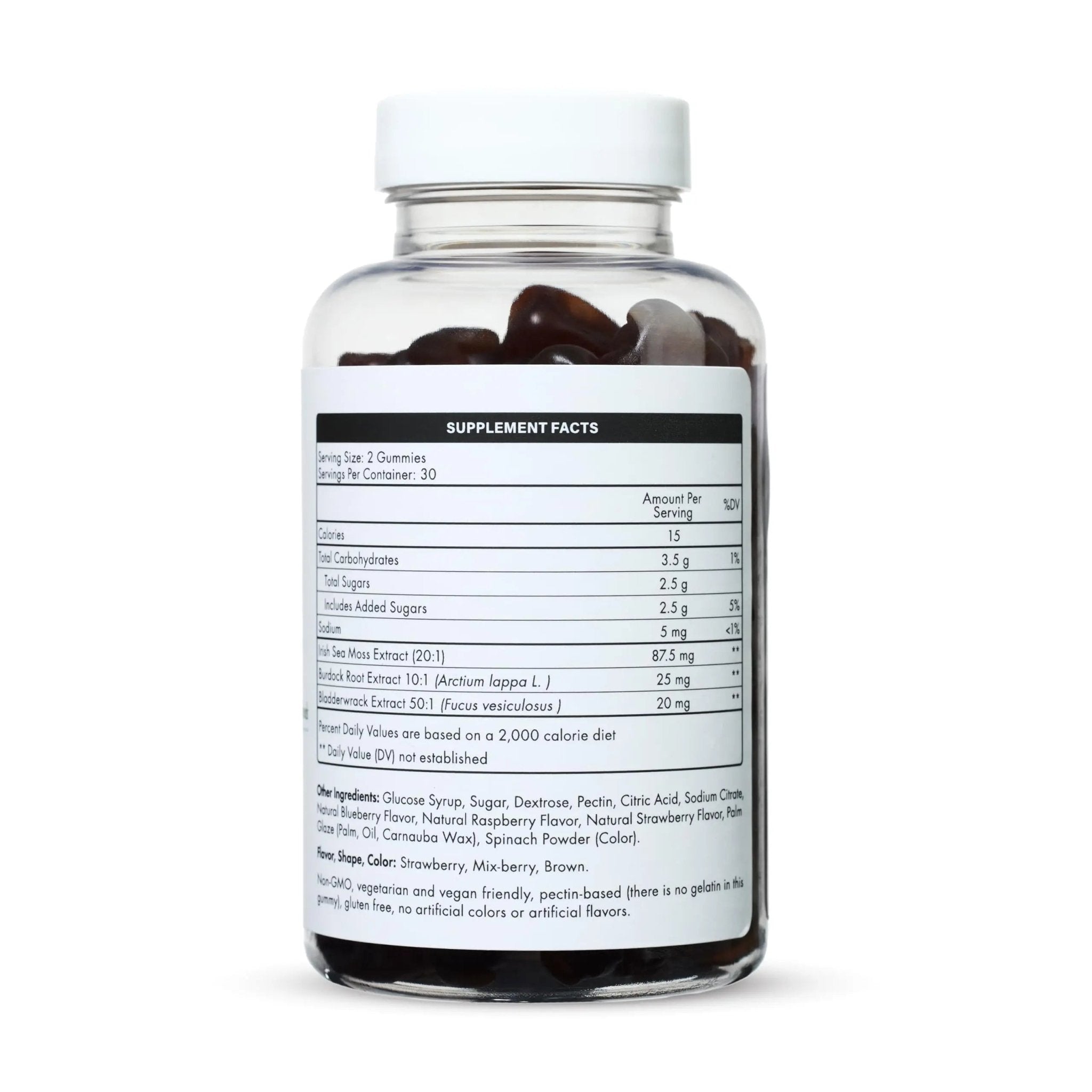 The EverÉ Natural Alchemy Sea Moss with Bladderwrack & Burdock Root – Vegan, Plant-Based Gummies with Minerals & Botanicals – Mixed-Berry Flavor, Non-GMO & Gluten-Free - TrustMedUSA