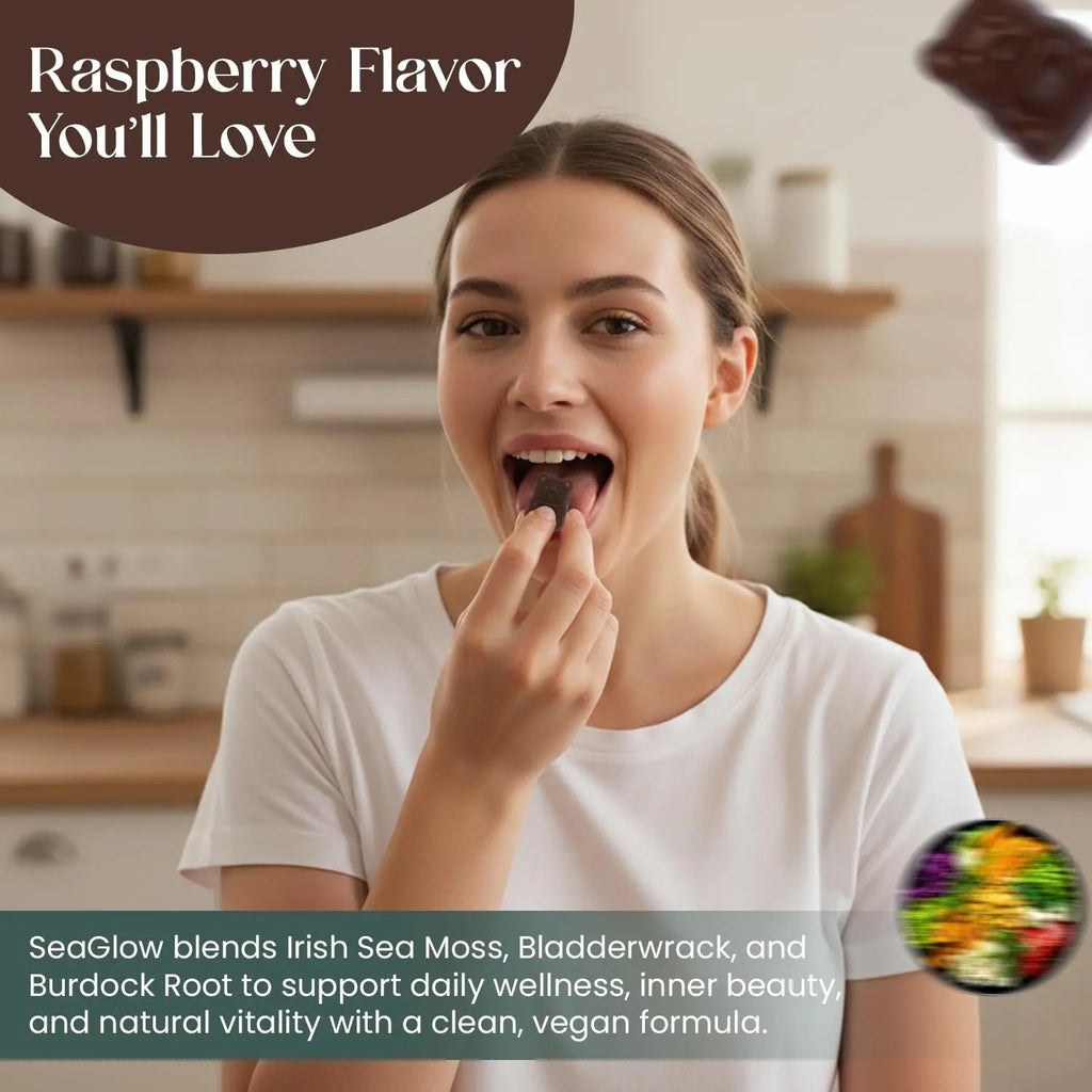 The EverÉ Natural Alchemy Sea Moss with Bladderwrack & Burdock Root – Vegan, Plant-Based Gummies with Minerals & Botanicals – Mixed-Berry Flavor, Non-GMO & Gluten-Free - TrustMedUSA