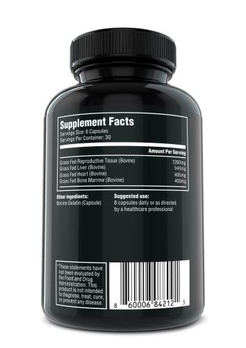The Fittest Queen Organ Supplement, Hormone & Energy Support, 180 Capsules - TrustMedUSA