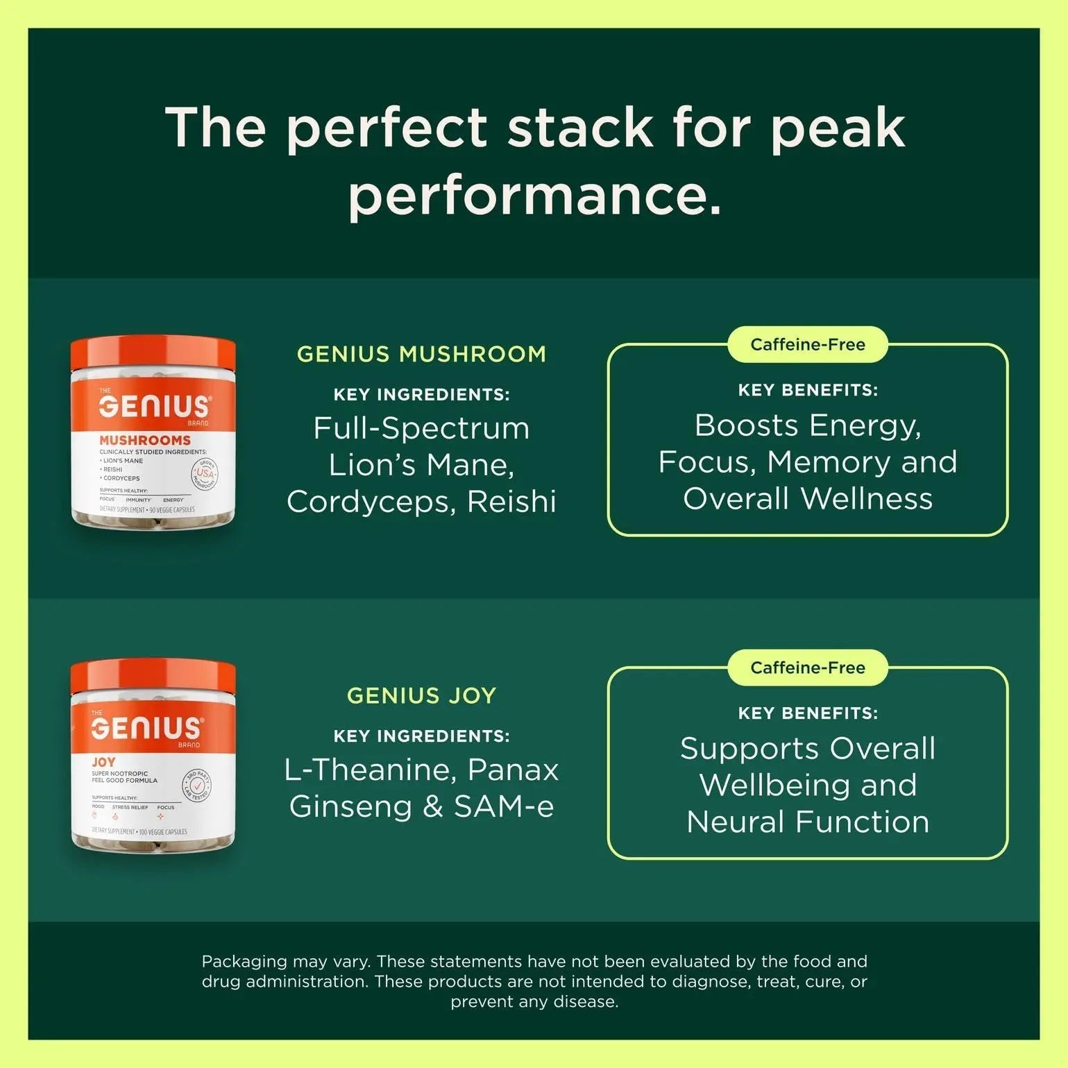 The Genius Brand Daily Superfood Greens - Organic Plant-Based Powder - Pineapple Flavor - Whole Food Blend with Greens, Fruits & Veggies - 30 Serving - TrustMedUSA