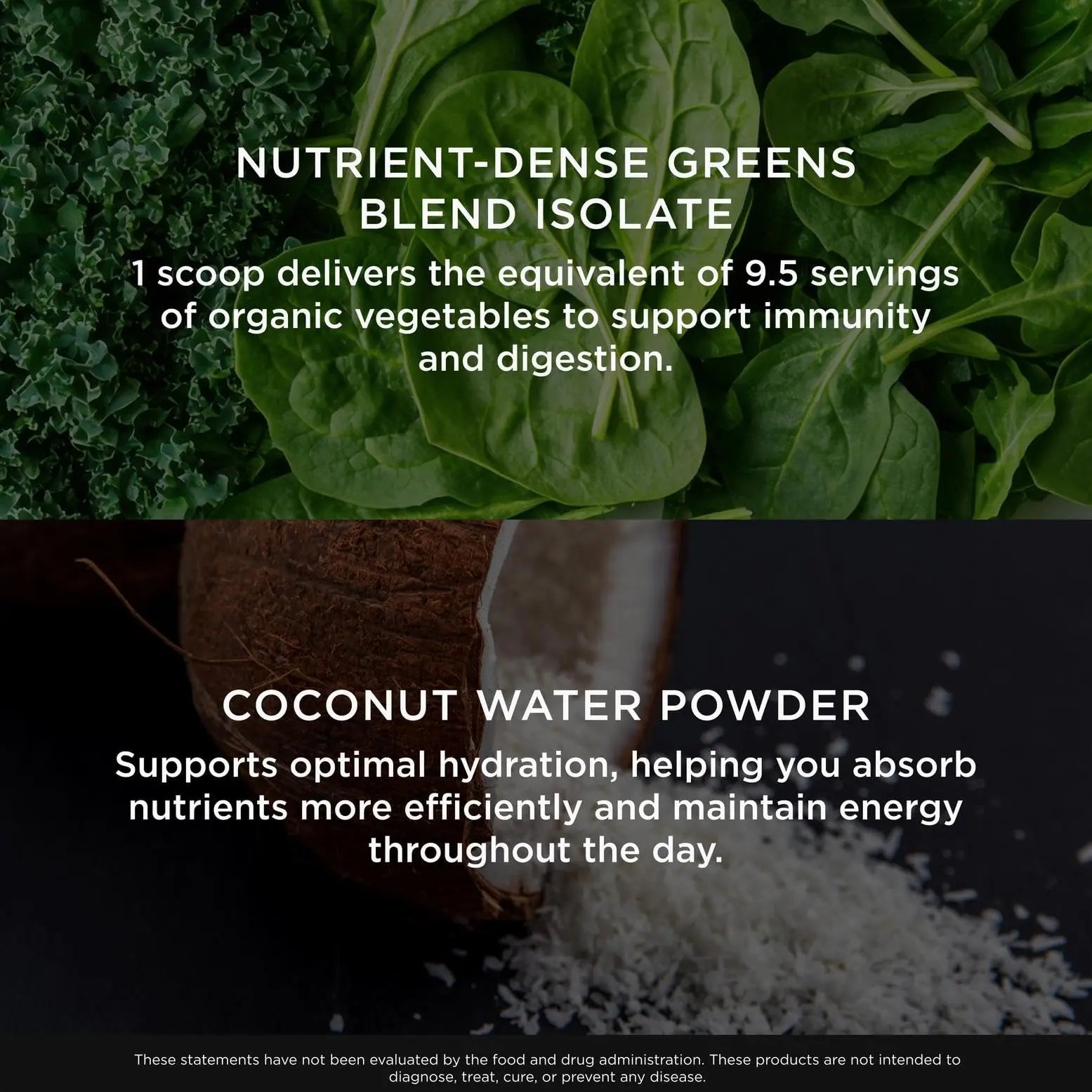 The Genius Brand Daily Superfood Greens - Organic Plant-Based Powder - Pineapple Flavor - Whole Food Blend with Greens, Fruits & Veggies - 30 Serving - TrustMedUSA