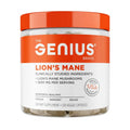 The Genius Brand Genius Lion's Mane - Plant-Based Supplement for Memory, Focus & Mood Support - Organic & Non-GMO - 120 Veggie Capsules - TrustMedUSA