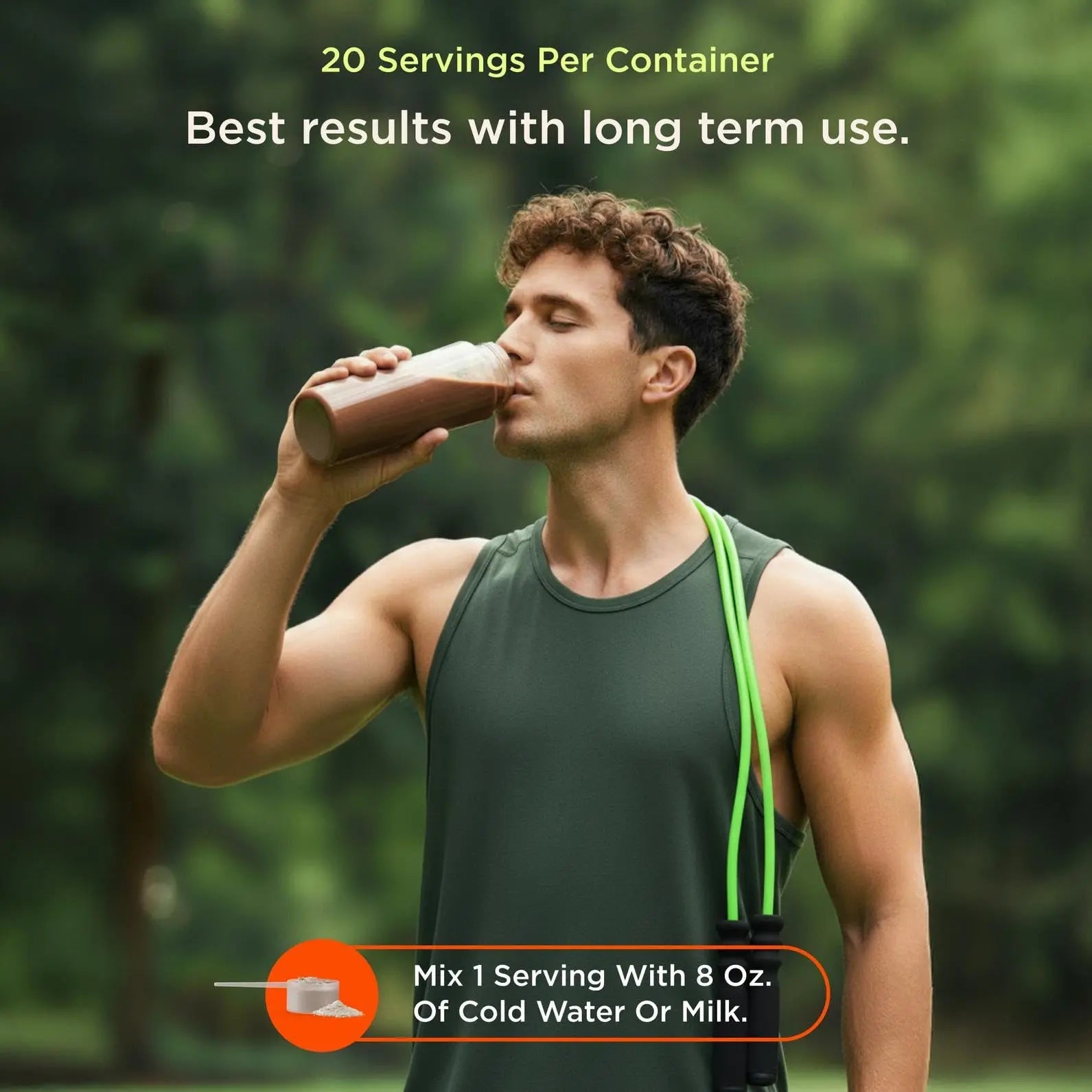 The Genius Brand Protein Powder - Chocolate + Adaptogenic Mushroom Blend - Plant-Based Protein with Reishi, Cordyceps & Lion’s Mane - Daily Muscle Recovery & Immune Support - 20 Servings - TrustMedUSA