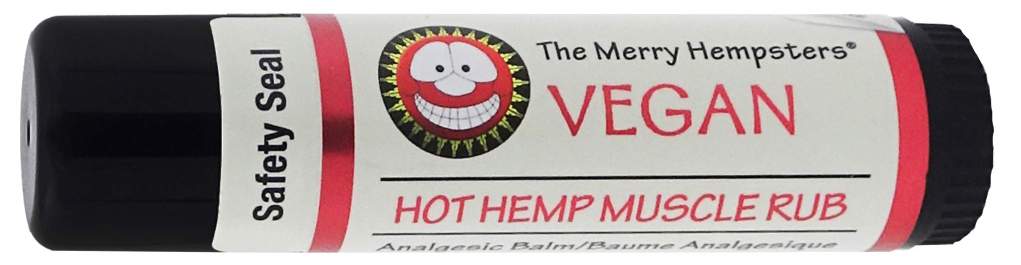 The Merry Hempsters Hot Hemp Muscle Rub Gravity Display Case (12 Tubes) - TrustMedUSA