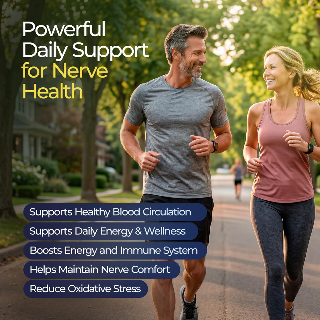 The Nerve Brand Neuropathy Support Gummies, 600 mg R Alpha Lipoic Acid Gummies with B1 B6 B12 and Lion’s Mane, Sugar Free Daily Nerve Health Supplement, 30 Day Supply - TrustMedUSA