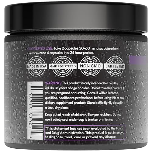 The Night Before 10-in-1 Midnight Maximizer Sleep Aid, Stress Relief, Cognition, Relaxation, Recovery, Focus, Magnesium Glycinate, L-Theanine & More, (120 Capsules – 2 Month Supply) - TrustMedUSA