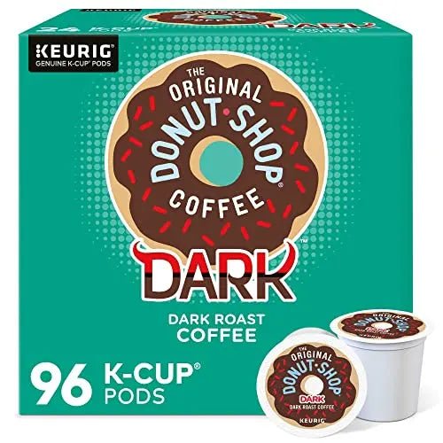 The Original Donut Shop Dark Coffee, Keurig Single-Serve K-Cup Pods, Dark Roast, 96 Ct - TrustMedUSA