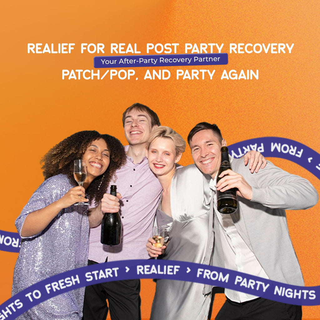 The Realief 60 Count Post Party Gummies – DHM, Milk Thistle & Electrolytes – Wellness Support – Strawberry Flavor – Wake Up Refreshed - TrustMedUSA