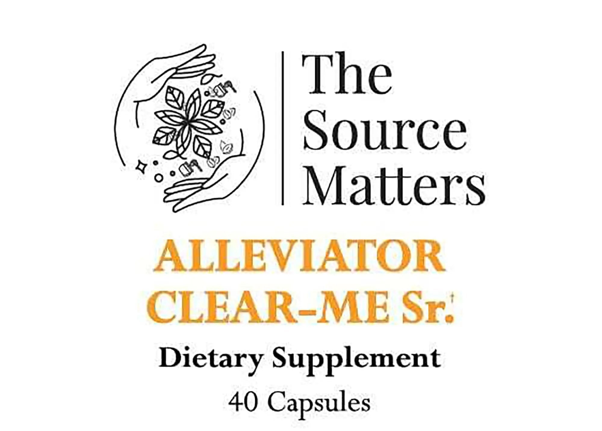 The Source Matters Alleviator Clear-ME SR Seasonal Allergy Relief and Immune Support | Quercetin, Bromelain, Stinging Nettles, NAC, and Vitamin C (40 Capsules) - TrustMedUSA