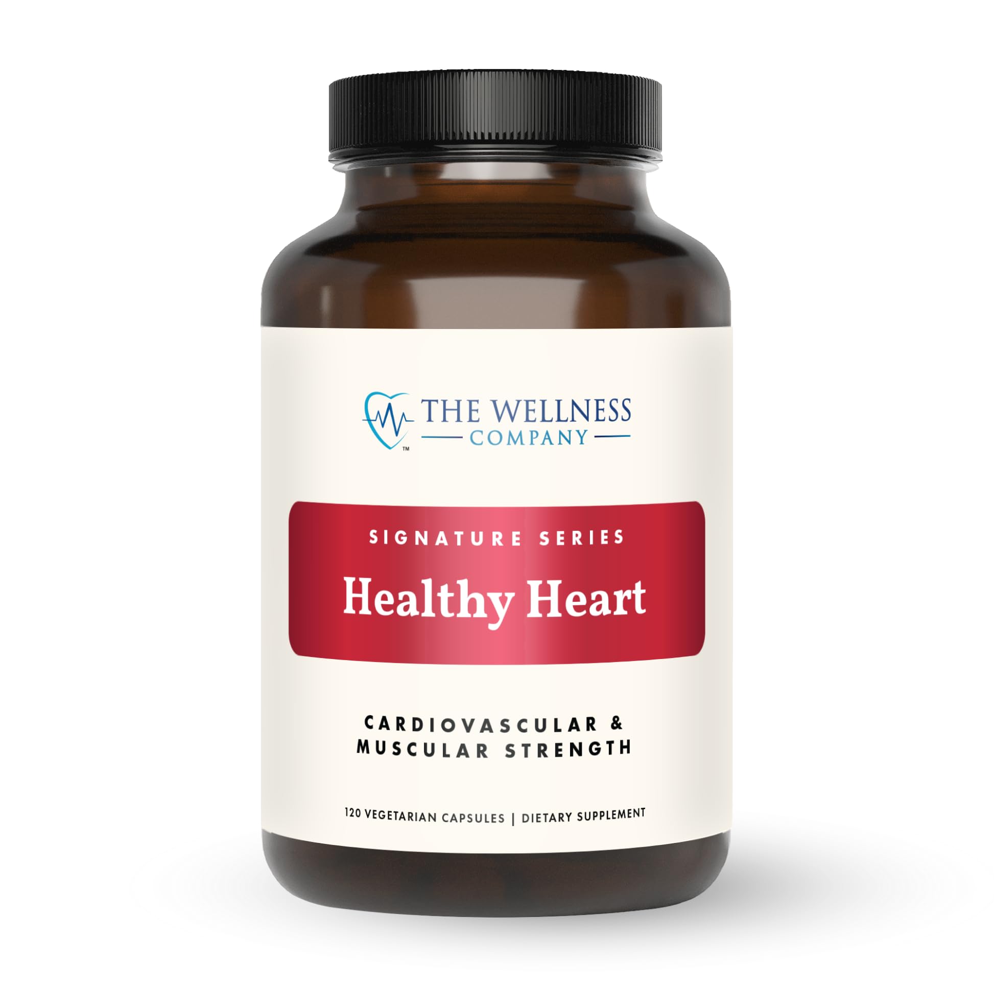 The Wellness Company Healthy Heart - Cardiovascular Strength, Blood Flow, Nitric Oxide Production & Healthy Cholesterol Levels | 120ct (2 Month Supply) - TrustMedUSA