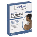 TheraCare Cold Hot Medicated Patch | 5% Menthol | Neck, Shoulder, Small Areas | 4.6” x 3.1” | 5-Count - TrustMedUSA
