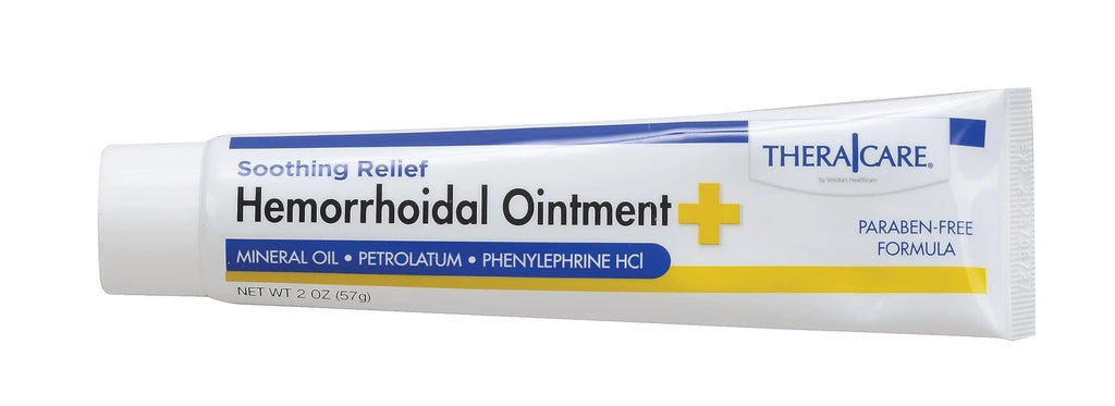 Thera|Care Hemorrhoidal Ointment | Soothes Itching and Burning | 1.0 oz | Hemorrhoid Symptom Relief | Fast Acting | Paraben-Free | Applicator Included - TrustMedUSA