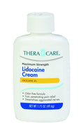 TheraCare Maximum Strength OTC Lidocaine Cream | Numbs Away Pain | Long-Lasting Relief | Non-Greasy | 1.75 Oz - Maple Wellness Supplements