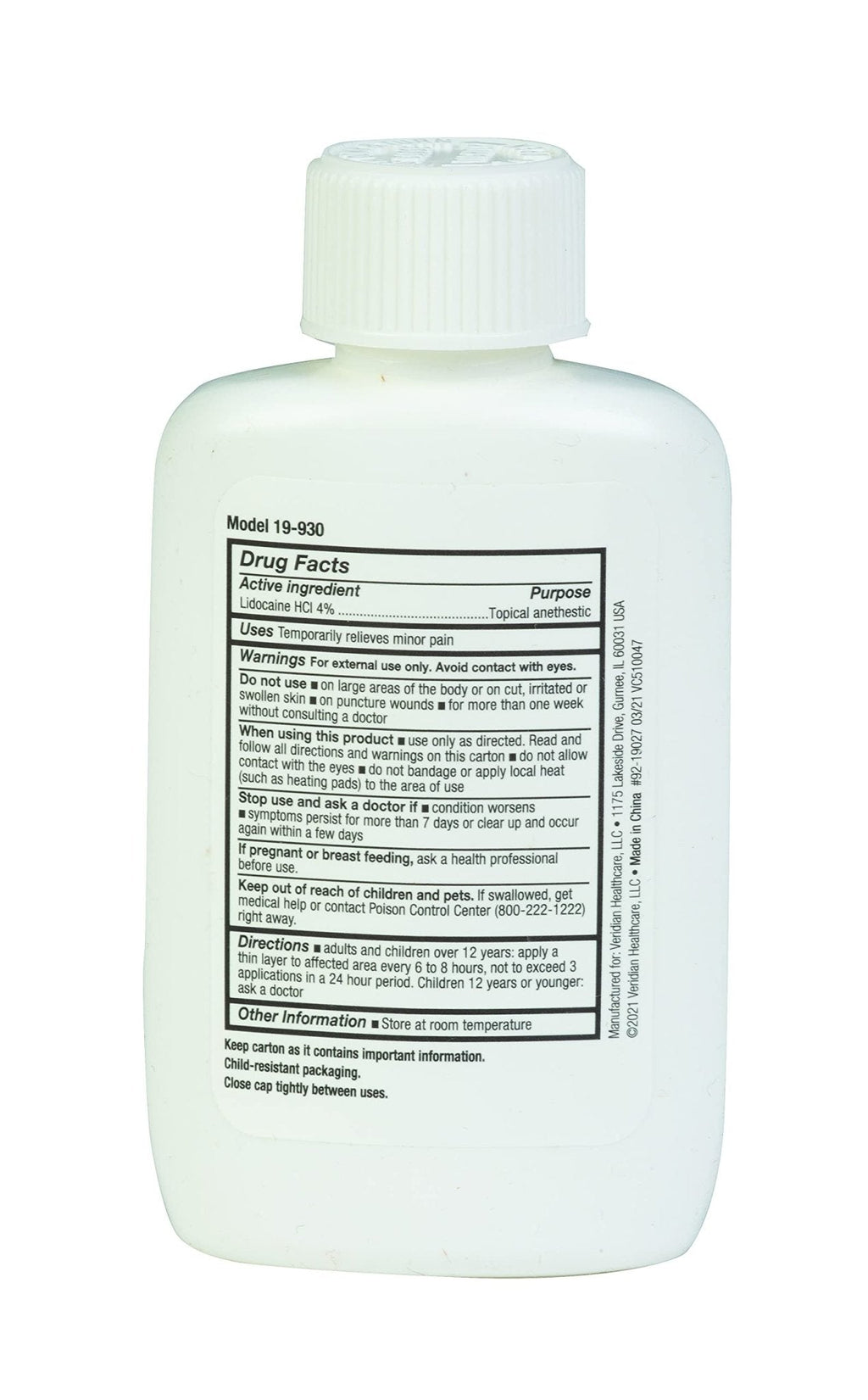 TheraCare Maximum Strength OTC Lidocaine Cream | Numbs Away Pain | Long-Lasting Relief | Non-Greasy | 1.75 Oz - Maple Wellness Supplements