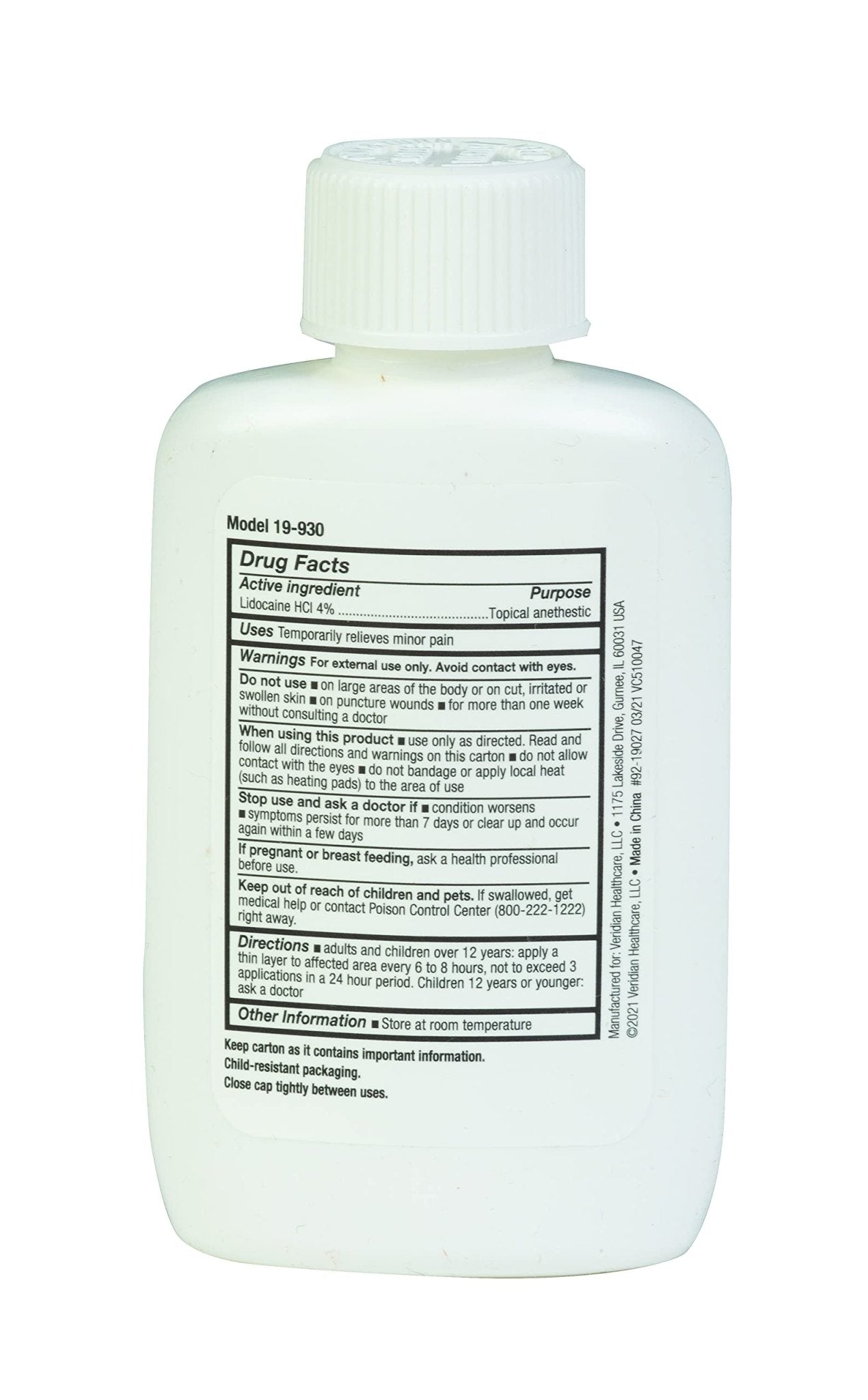Thera|Care Maximum Strength OTC Lidocaine Cream | Numbs Away Pain | Long-Lasting Relief | Non-Greasy | 1.75 Oz - TrustMedUSA