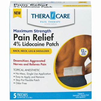 TheraCare Pain Relief Patches, 5 ct - Maple Wellness Supplements