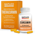 Theracurmin Turmeric Curcumin Supplement, 120 Count, High Absorption Turmeric & Curcumin - Joint Supplement for Men and Women - 42.6X More Bioavailablity - Maple Wellness Supplements