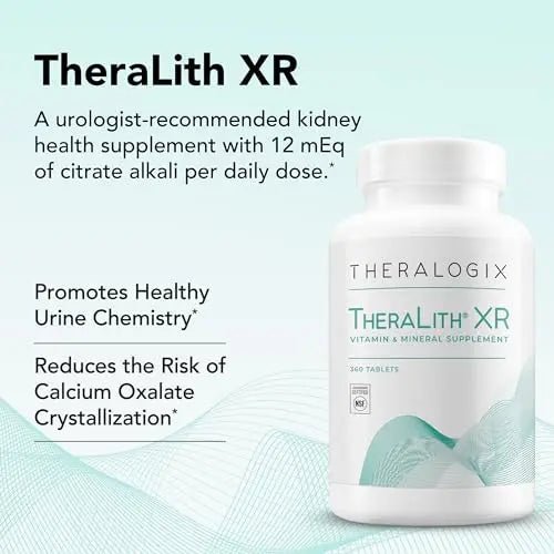 TheraLith XR Calcium Oxalate Reduction Supplement | Kidney & Urine Chemistry Health - TrustMedUSA