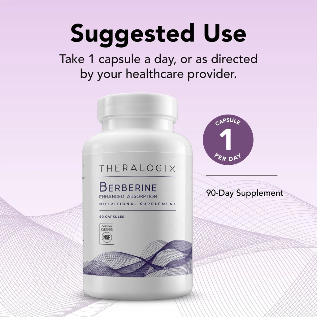 Theralogix Berberine Enhanced Absorption - 90-Day Supply - Made with Berberine - TrustMedUSA