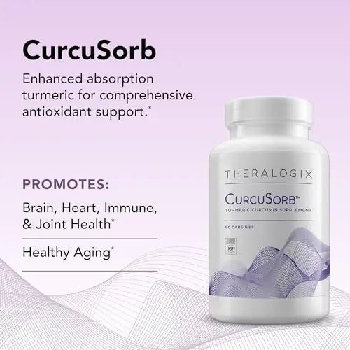 Theralogix CurcuSorb Turmeric Curcumin Supplement - 90-Day Supply - High-Absorption - TrustMedUSA