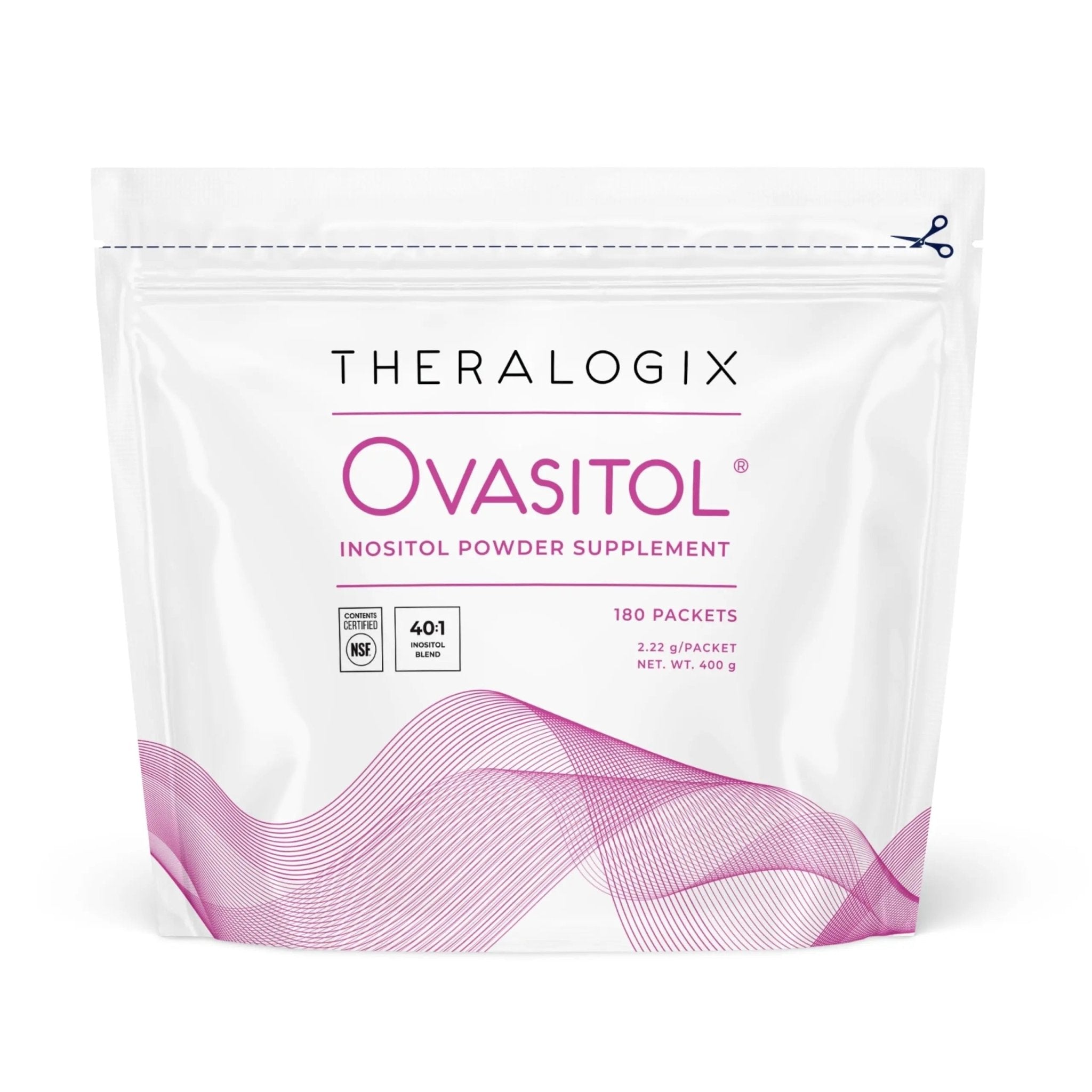 Theralogix Ovasitol Inositol Powder Packets - 180 Servings - Myo-Inositol - TrustMedUSA