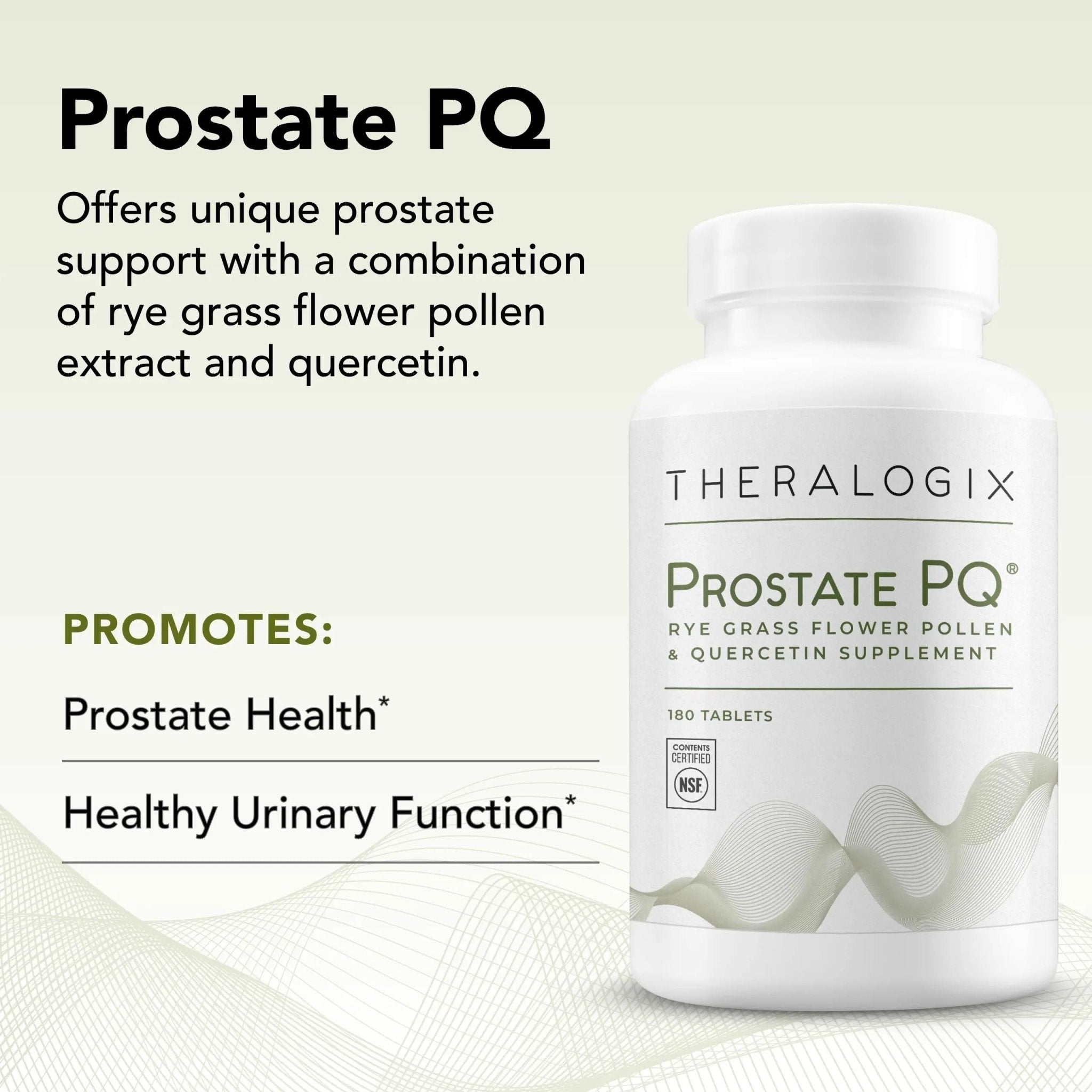 Theralogix Prostate PQ - Rye Grass Pollen Extract & Quercetin Supplement - 90-Day - TrustMedUSA