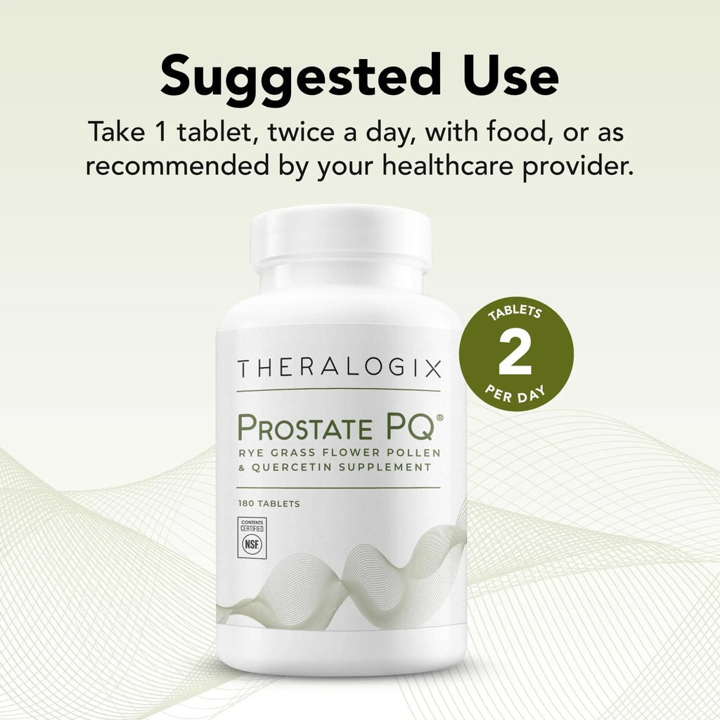 Theralogix Prostate PQ - Rye Grass Pollen Extract & Quercetin Supplement - 90-Day - TrustMedUSA