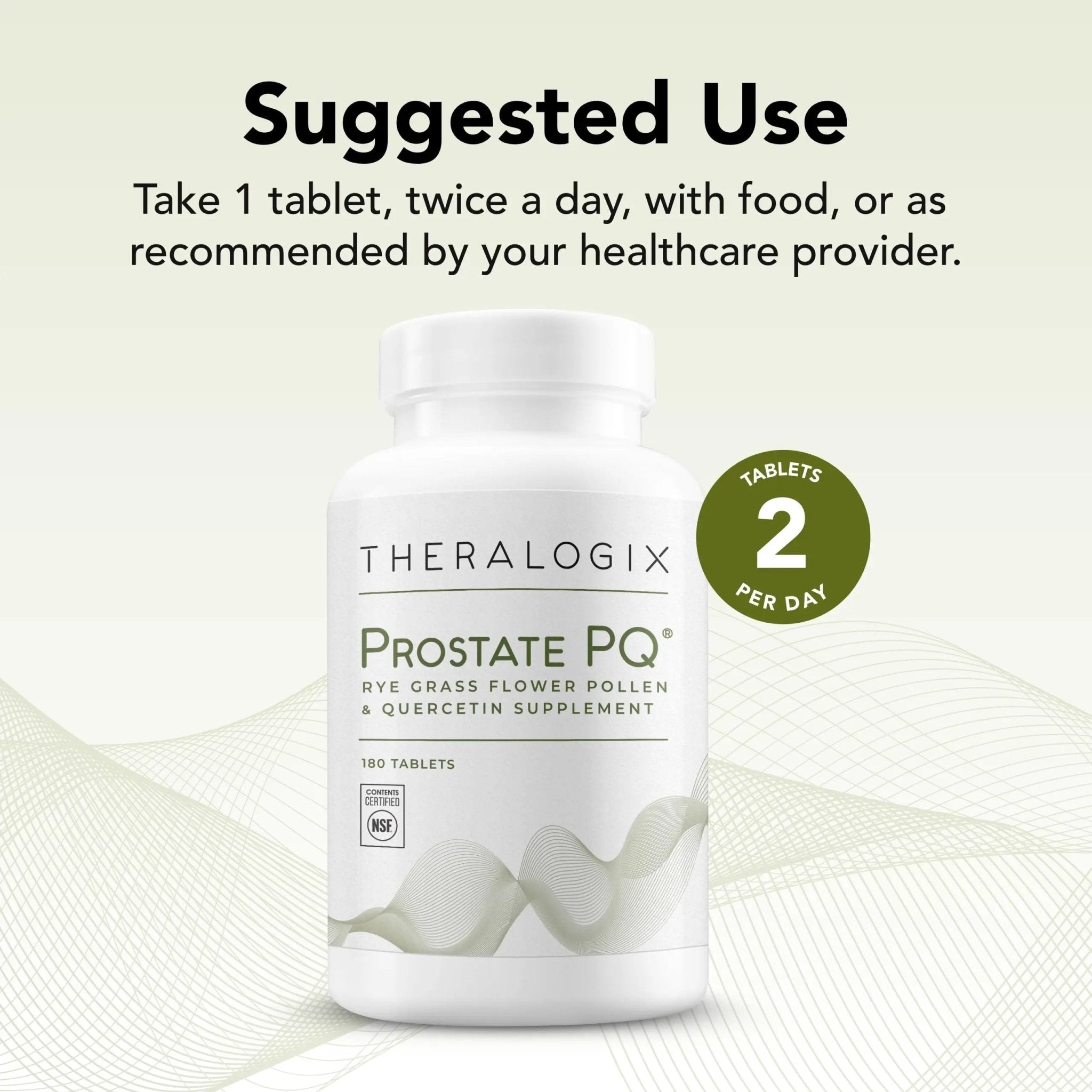 Theralogix Prostate PQ - Rye Grass Pollen Extract & Quercetin Supplement - 90-Day - TrustMedUSA
