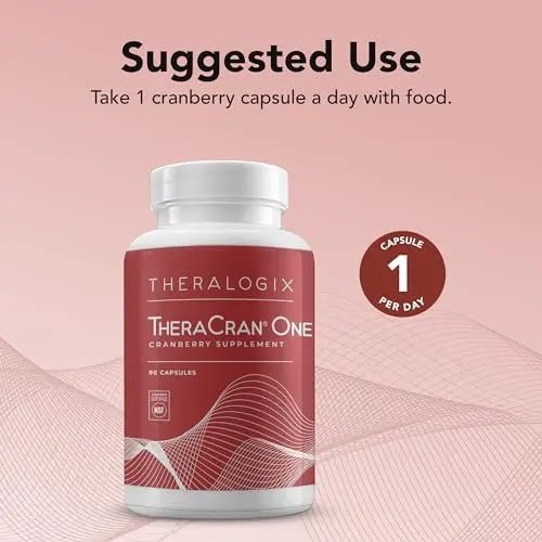 Theralogix TheraCran One Cranberry Capsules - 90-Day Supply - Cranberry Supplement - TrustMedUSA