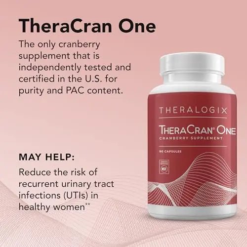 Theralogix TheraCran One Cranberry Capsules - 90-Day Supply - Cranberry Supplement - TrustMedUSA