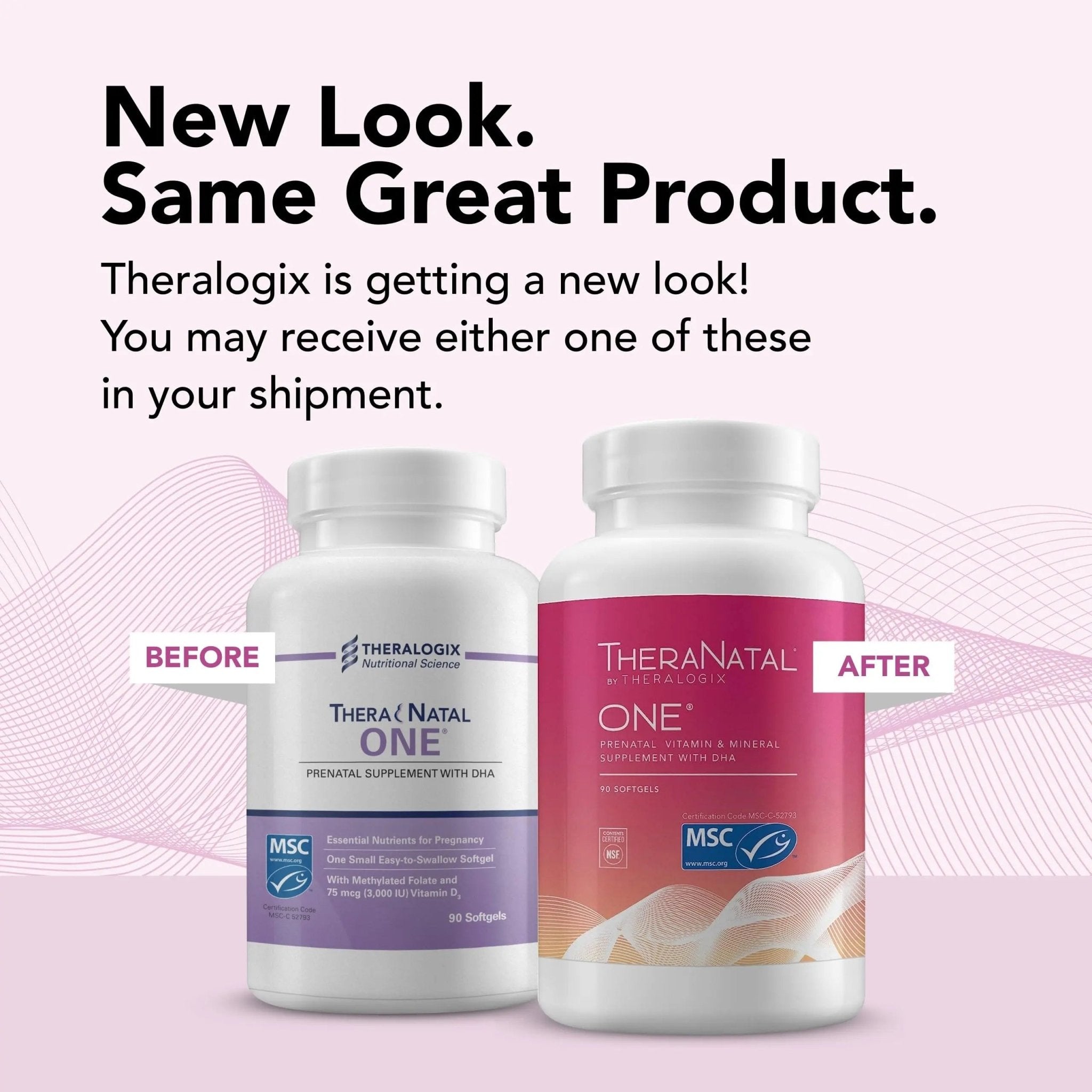 Theralogix TheraNatal One Prenatal Vitamin - 90-Day Supply - Prenatal Multivitamin - TrustMedUSA