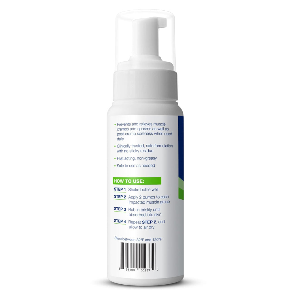 Theraworx Relief Fast-Acting Foam for Leg Cramps, Foot Cramps and Muscle Soreness, 7.1 Oz. (Pack of 6) - TrustMedUSA
