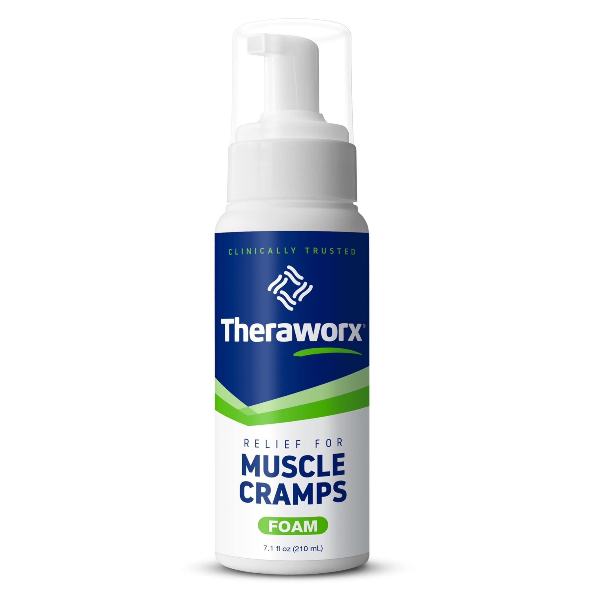 Theraworx Relief Fast-Acting Foam for Leg Cramps, Foot Cramps and Muscle Soreness, 7.1 Oz. (Pack of 6) - TrustMedUSA