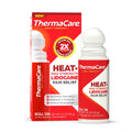ThermaCare Heat + Max Strength 4% Lidocaine Roll-On - Dual Action Pain Relief with Patented Heatwave Technology - Targeted No-Mess Relief for Back, Neck, Muscles, & Joints - TrustMedUSA
