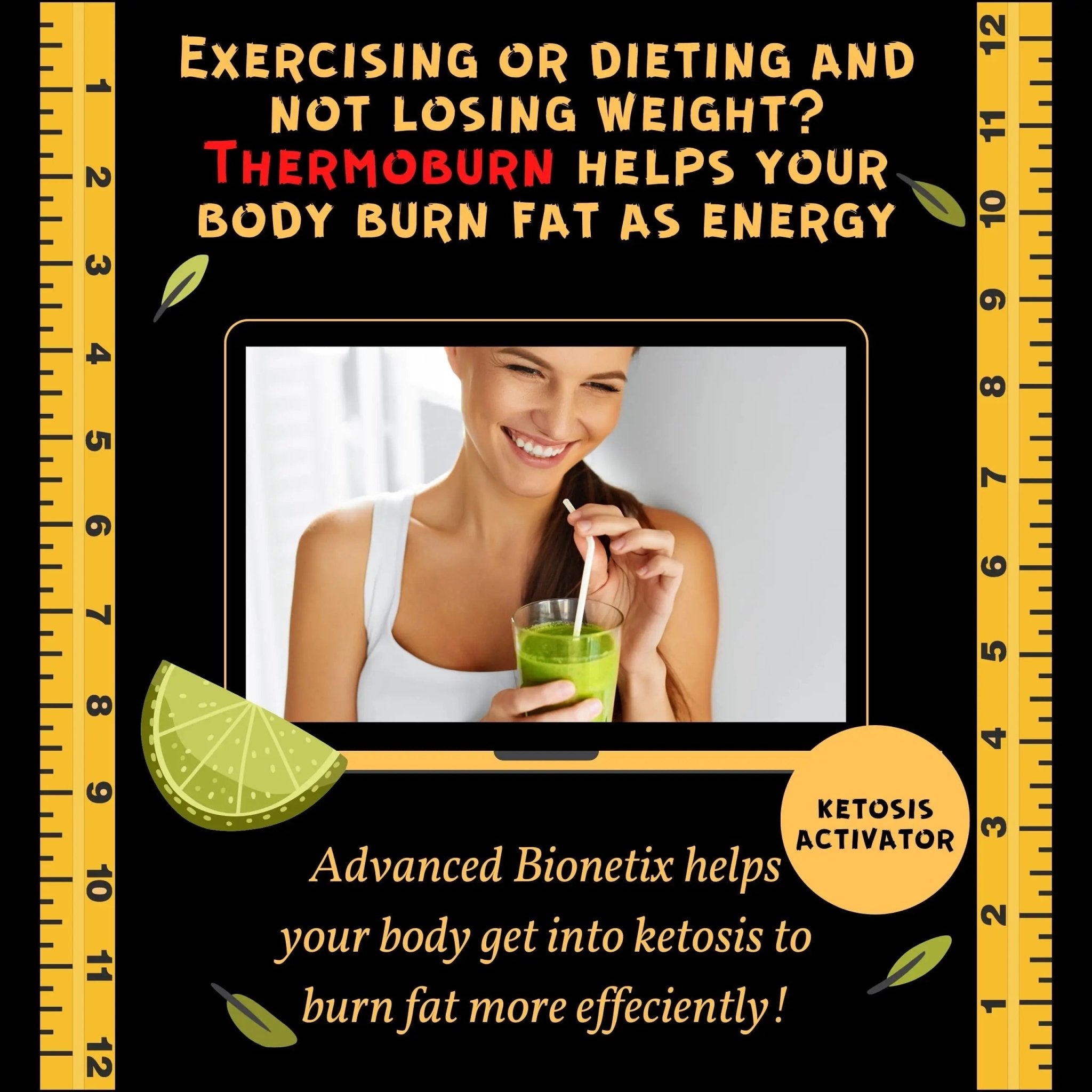 ThermoBurn™ Ketosis Activator Keto Pills + Apple Cider Vinegar Capsules Fat Burner - TrustMedUSA