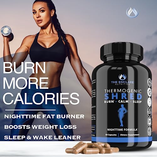 Thermogenic Shred - Fat Burner Sleep Aid Diet Pills, Appetite Suppressant for Weight Loss - TrustMedUSA