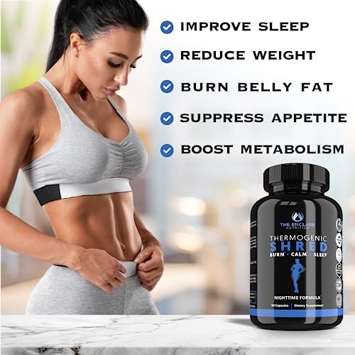 Thermogenic Shred - Fat Burner Sleep Aid Diet Pills, Appetite Suppressant for Weight Loss - TrustMedUSA