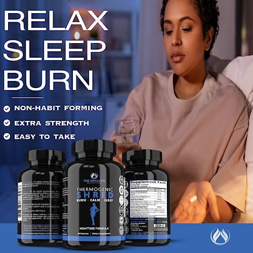 Thermogenic Shred - Fat Burner Sleep Aid Diet Pills, Appetite Suppressant for Weight Loss - TrustMedUSA