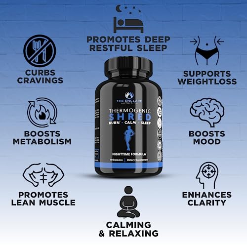 Thermogenic Shred - Fat Burner Sleep Aid Diet Pills, Appetite Suppressant for Weight Loss - TrustMedUSA